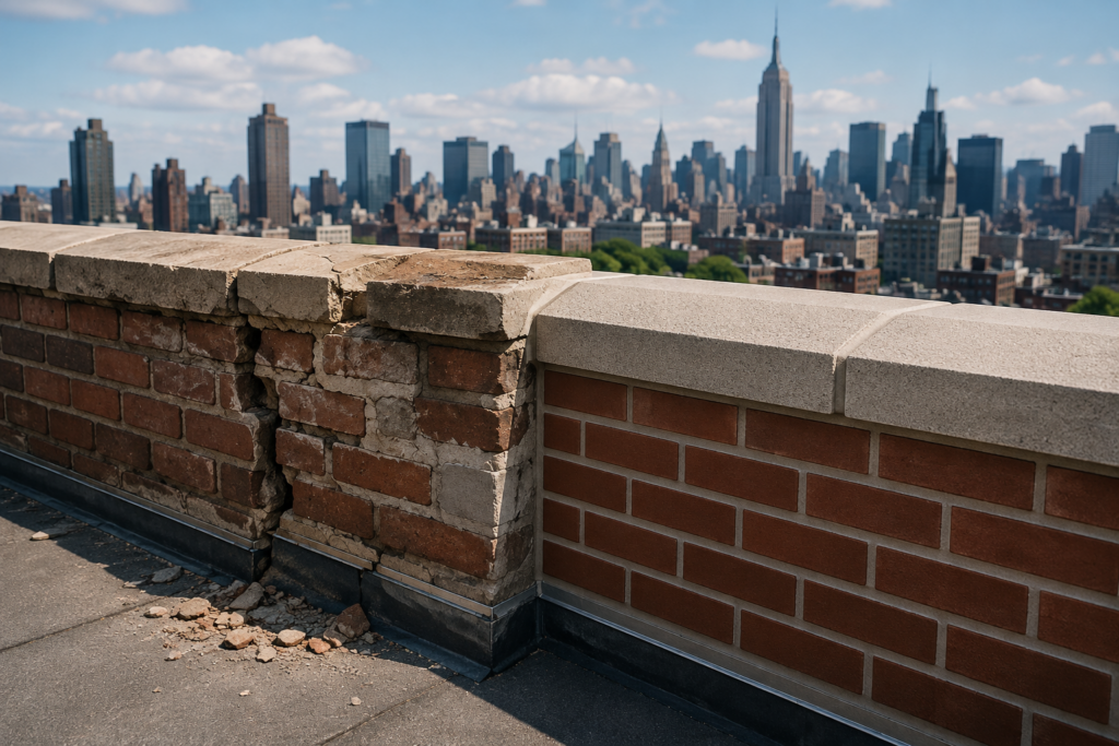 How Weather Affects Parapet Walls on NYC Buildings